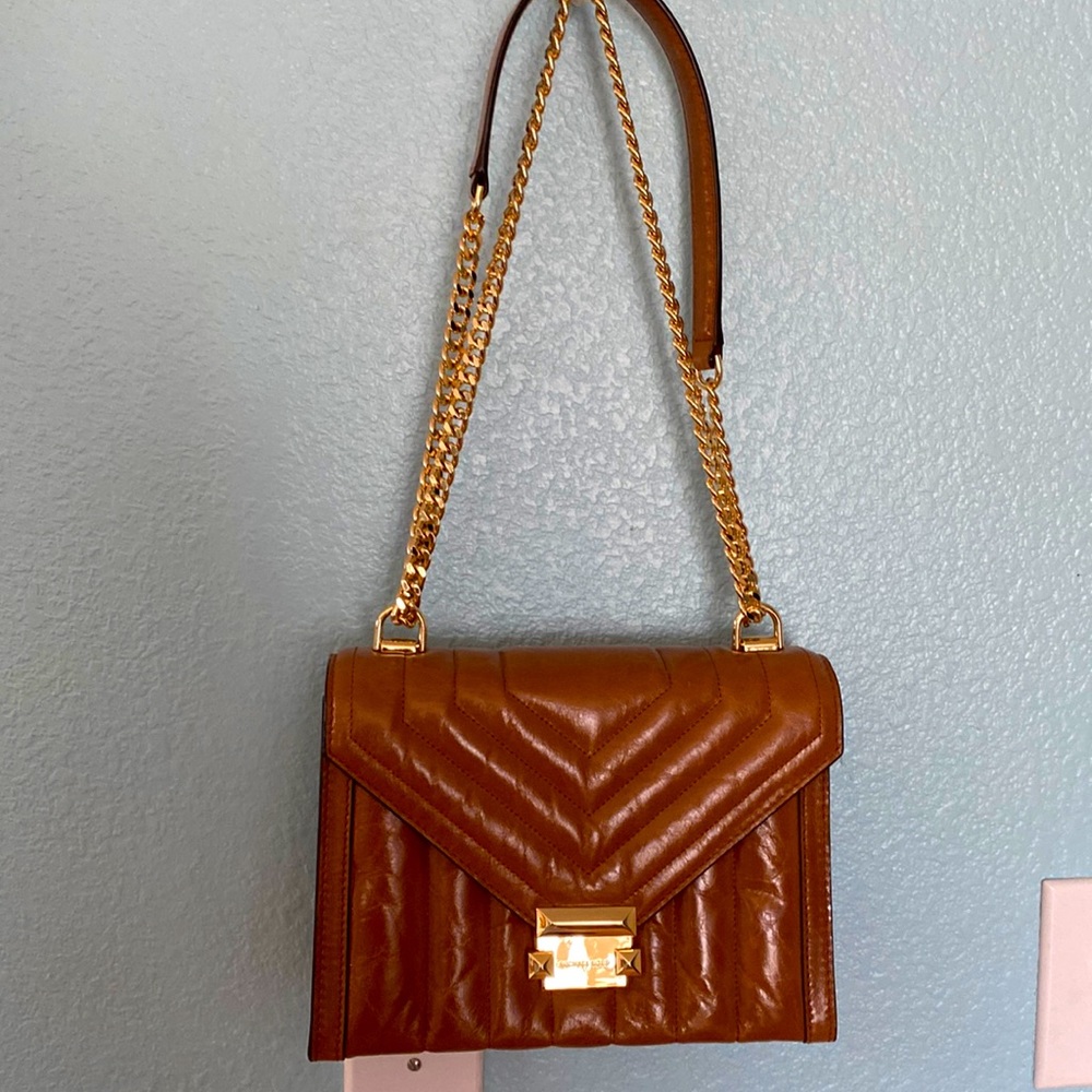 Michael Kors leather shoulder handbag